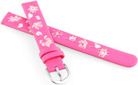Bracelet en simili-cuir JVD RJ7226.3 12mm, rose, enfants
