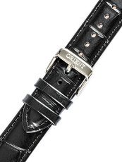 Bracelet en cuir Orient UL020018J0 20mm (pour le modèle RA-AP01), noir