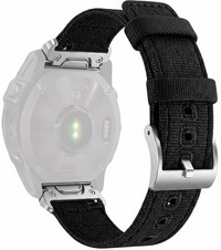bracelet en nylon Ricardo Ortisei 22mm, Black, QuickFit