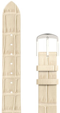 Bracelet en cuir JVD RBR14C819-LEA-V10 16mm, beige