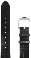 Bracelet en cuir JVD RBR14C819-LEA-V9 16mm, noir