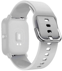 bracelet en silicone Ricardo Ponte 22mm, Gray, Quick Release