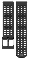 Bracelet en silicone Ricardo 22mm (pro Suunto 9 Peak, Race, Vertical), noir, Quick Release