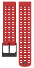 Ricardo Courroie en silicone 22mm (pour Suunto 9 Peak, Race, Vertical), rouge V2, attache rapide