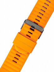 Ricardo Silicone Strap 26mm (pour Garmin Fenix 8/7X/6X (51mm), Tactix etc.), orange, QuickFit