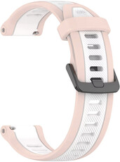 bracelet en silicone Ricardo Bormio 20mm, Beige, Quick Release
