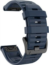 bracelet en silicone Ricardo Livigno 26mm, Dark Blue, QuickFit
