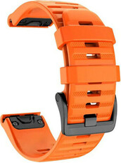 bracelet en silicone Ricardo Livigno 26mm, Orange, QuickFit