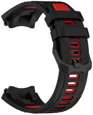 Bracelet en silicone Ricardo Moena (pour Amazfit T-Rex 3), Black/Red