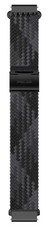 Bracelet textile Polar 20mm, noir, taille S