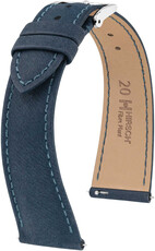 Sangle naturelle Hirsch Fibre Plant M 04299180-2, bleu, fibres naturelles, longueur M, Quick Release Limited Edition