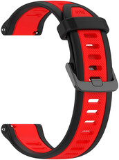 bracelet en silicone Ricardo Civetta 20mm, Red, Quick Release