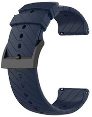 Bracelet en silicone Ricardo 24mm (pro Suunto), bleu, Quick Release