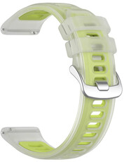 bracelet en silicone Ricardo Bardonecchia 20mm, Yellow, Quick Release