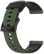 Bracelet en silicone Ricardo 24mm (pro Garmin Venu X1), vert V2, Quick Release