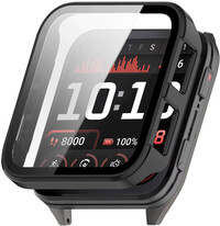 Housse de protection (pro Garmin Venu X1), plastique, noir + verre
