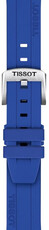 Bracelet en silicone T852.051.023 18mm, bleu, Quick Release