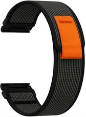 Bracelet en nylon Ricardo Carezza 26mm, Dark Gray, QuickFit