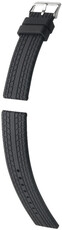Bracelet en silicone Hirsch Wheeler L 40718850-2, noir, longueur L