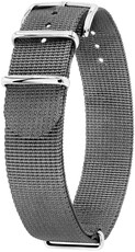 bracelet textile Hirsch Rush Recycle XL 40536030-2, gris, longueur XL