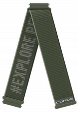 Bracelet en nylon Coros (pro Apex 2 Pro), vert, Quick Release