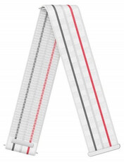 Bracelet en nylon Coros (pro Pace 3), blanc, Quick Release