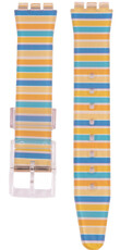 bracelet en silicone Ricardo Barletta 19mm (pour Swatch), coloré