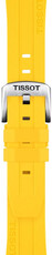 Bracelet en silicone Tissot T852.050.994 20mm, jaune, Quick Release