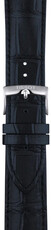 Bracelet en cuir Tissot T852.051.025 22mm, bleu, Quick Release