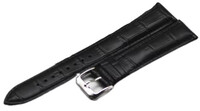 bracelet en cuir Ricardo Pescara, noir, longueur XL