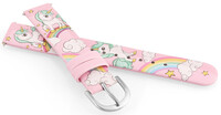Bracelet en simili-cuir JVD RJ7239.3 14mm, rose, enfants