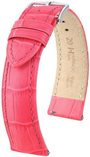 Bracelet en cuir Hirsch Duke 01028123-2, orange, veau, Quick Release