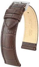 bracelet en cuir Hirsch Duke L 01028010NQ-2, marron, veau, longueur L