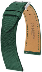 bracelet en cuir Hirsch Giffone L 01875040-2, vert, cuir de veau, longueur L, Quick Release