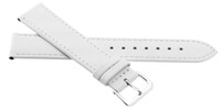 bracelet en cuir JVD R23004P, 20mm, blanc