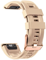 bracelet en silicone Ricardo Campiglio 20mm, Beige, QuickFit