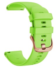 bracelet en silicone Ricardo Aprica 18mm, Green, Quick Release