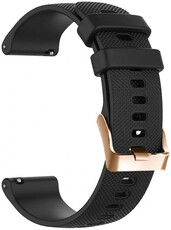 bracelet en silicone Ricardo Aprica 20mm, Quick Release, Black