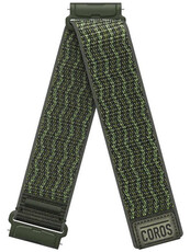 Bracelet en nylon Coros (pro Nomad), vert, Quick Release, longueur étendue