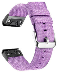 bracelet en nylon Ricardo Cervinia 22mm, Purple, QuickFit