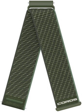 Bracelet en nylon Coros (pro Apex 4 42mm, Pace 4, Pace Pro aj.), vert, Quick Release