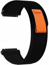 Bracelet en nylon Ricardo Carezza 22mm, Black, Quick Release