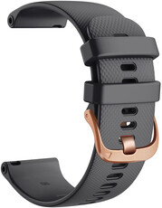 bracelet en silicone Ricardo Aprica 18mm, Black, Quick Release