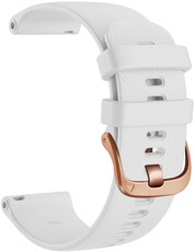 bracelet en silicone Ricardo Aprica 20mm, White, Quick Release