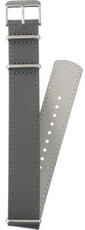 Bracelet en cuir Orient UL00N014J0 20mm (pour le modèle RA-AC0Q), gris, NATO