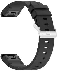 bracelet en cuir Ricardo Cogne 22mm, Black, QuickFit