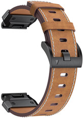 bracelet en cuir Ricardo Sappada 22mm, Brown, QuickFit