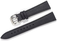 Bracelet en cuir Ricardo Adria premium 20mm, Black, Quick Release