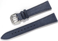 Bracelet en cuir Ricardo Adria premium 20mm, Blue, Quick Release