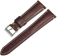 bracelet en cuir Ricardo Aosta premium, Dark Red, Quick Release